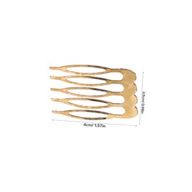 SAFIGLE 10Pcs Decorative French Hair Side Combs for Women Small Elegant Comb Slides Material Hair Accessories for Headpiece Making for All Occasions