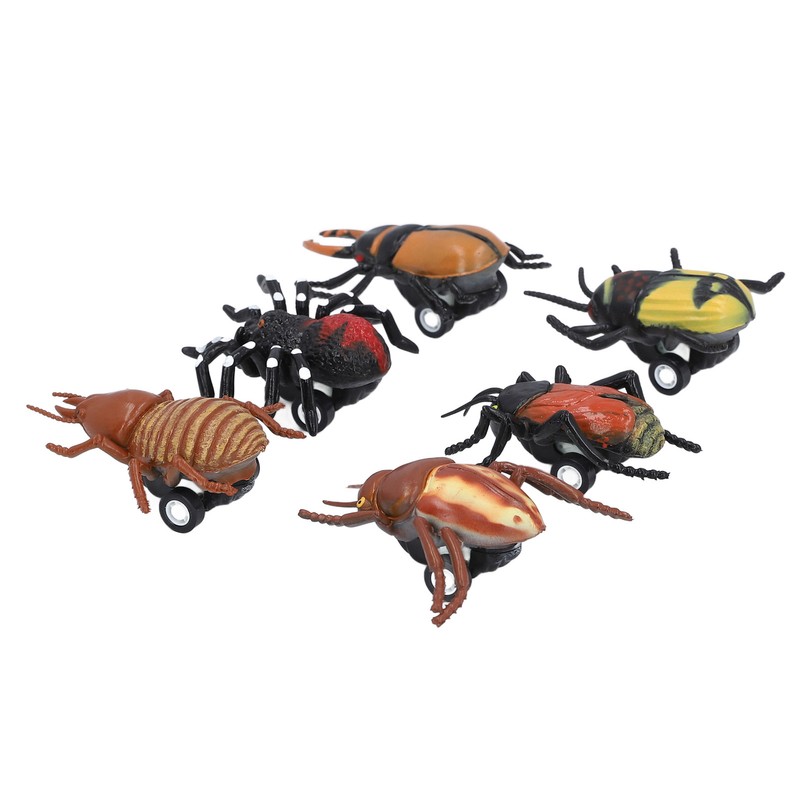 6pcs Animal Pull Back Vehicle Cars Educational Stimulate Imagination Safe