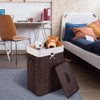 Giantex Laundry Hamper Bamboo Laundry Basket, Clothes Hamper with Lid