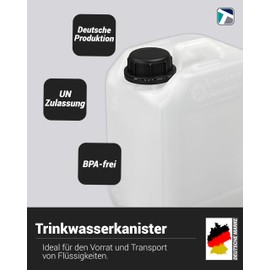 Trevendo Plastic Canister with Accessories, Food-Safe