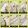 WEEKINK Vine Leaf Branch Temporary Tattoos – 4 Elegant Wrap-Around