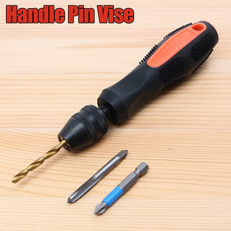 AUTOTOOLHOME Adjustable Pin Vise Hand Drill Chuck Capacity 0-5/16" Model