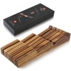 XINZUO In-drawer Knife Block, Natural Acacia Knife Drawer Oganizer, Insert-Kitchen