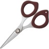 Kokuyo P400S Compact Clipy Brown Scissors
