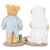 Roman 12926 Cherished Teddies Theo and Olivia Wedding Couple Figure,