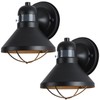 LONEDRUID 2 Pack Motion Sensor Outdoor LED Wall Light Dusk