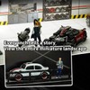 Malamfans 1/64 Scale Hot die-cast Wheels Model car scenarios Display