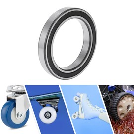 ACROPIX 6917VV Deep Groove Ball Bearings P0 85x120x18mm Lubricated Bearings Double Rubber Seal Black Silver Tone Scooter Skateboard Wheel