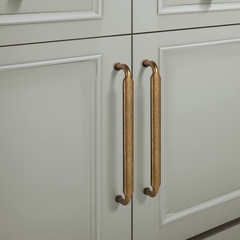 SYZOW 6 Pack Antique Brass Retro Cabinet Pulls 160mm Hole