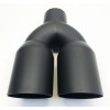 Dual Exhaust Tip 2.50 In Inlet Dual 3.50 Outlets 10.00