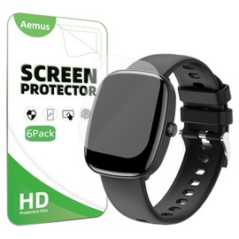 Aemus Screen Protector Compatible for SHANG WING Fitness Tracker 2025 Ver (6 Pack) Clear TPU Soft Film Compatible for HUAKUA D3 Smart Watch 1.85"