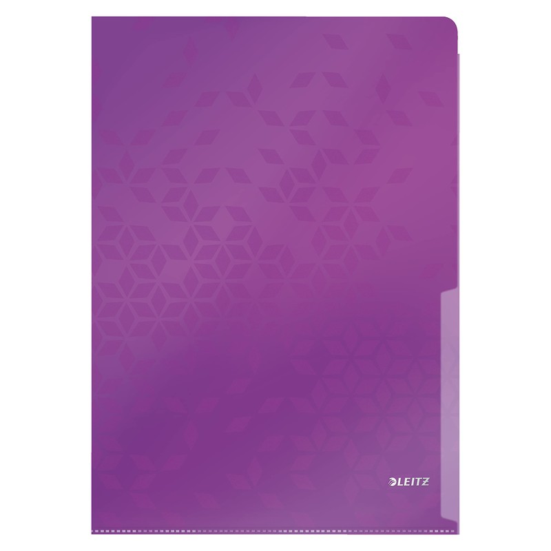 Leitz Wow A4 Folder - Assorted Colours (Pack of 6)