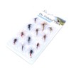 ANCLLO Pack of 12 Top Rated Dry/Nymph/Streamer Fly Fishing Fly
