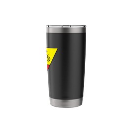 Triathete Triathlon Logo Swim Bike Run Workout Training Gear Stainless Steel Insulated Tumbler