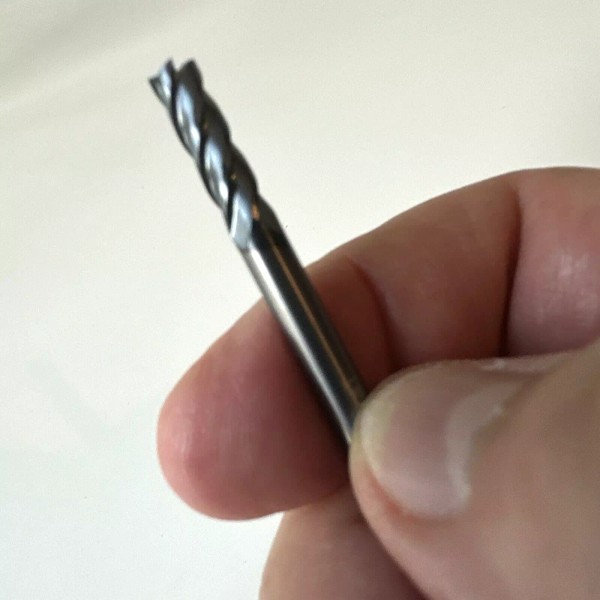 FM Carbide 3/16" Square End Mill 4 Flutes (AlTiN) LOC
