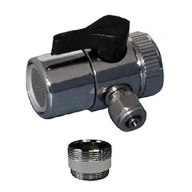 Universal Tap Adapter for Connecting to the Tap Including Double Thread Adapter - Water Filter Kitchen Filter Osmosis System Reverse Osmosis Quick Connection Connector Aquarium Filter Osmosis