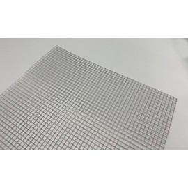 2Pack Stainless Steel mesh, 4 mesh Fully Welded, 12 x 24 inches (310 mm x 620 mm), Stainless Steel 304, Easy to Cut and Make Straight, Will Never Rust