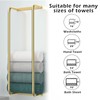 Rxvotocr Towel Rack for Bathroom Wall Mounted, Bathroom Towel Storage,