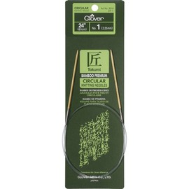 Clover 3016/24-3 3016/24-03 Takumi Bamboo Circular 24-Inch Knitting Needles, Size 3