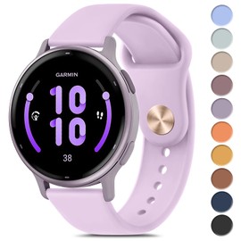 Meliya Bands Compatible with Garmin Vivoactive 5 / Vivoactive 3 Watch Band, Garmin Venu 2 Plus / Venu Sq / Venu Watch Bands Women Men, Soft Silicone Sport Replacement Strap for Garmin Vivoactive 5,