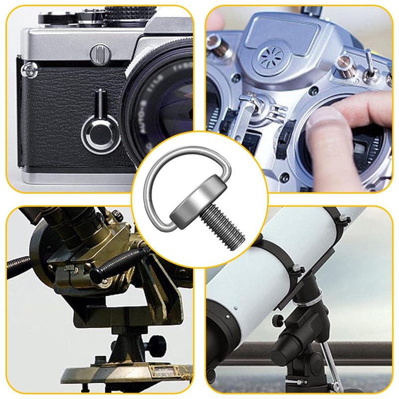 HSIXHAF M4 Camera Tripod Mounting Screws, Threaded Screw Camera Screw,