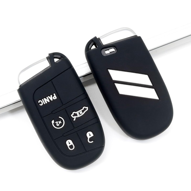 Key Fob Cover for Dodge Accessories 5 Button Key Fob