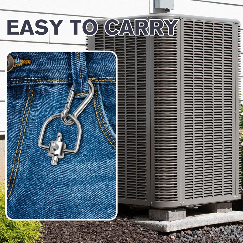 Liliaafar 4 Pack HVAC Tools Locking Cap Keys for R22