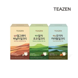 Choose 2 Tizen Milk Tea 20 Sticks (3 types) / 티젠 밀크티 20스틱 (3종 모음) 2개 선택