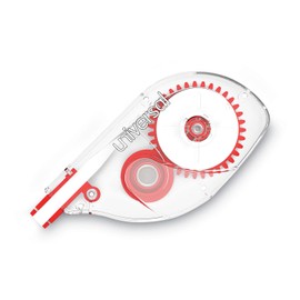 Universal 75612 Side-Application Correction Tape, Non-Refillable, 1/5" x 393", 10/Pack