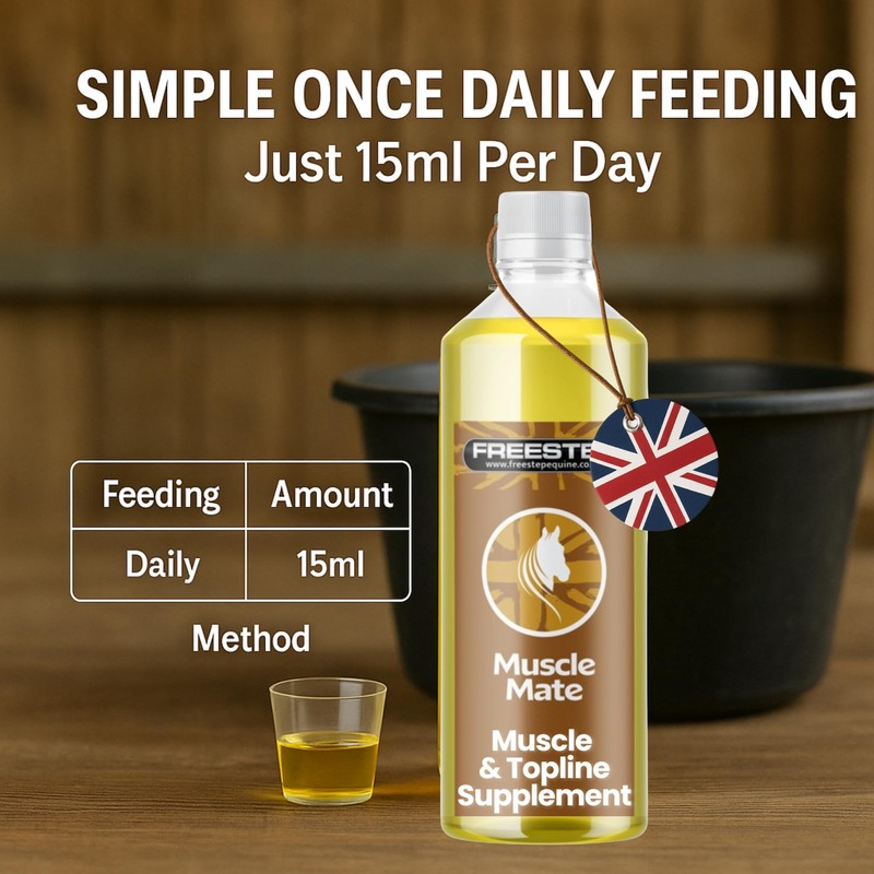 Freestep Muscle Mate – Horse Muscle Builder with Rice Bran