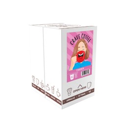 Crave Beverages Flavored Pods Compatible with 2 K-Cup Brewers, Cinnamon, 40 Count