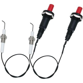BAABIQ 11.8” Gas Grill/Range/Heater/Grill Spaker Long Propane Push Button Piezo Igniter Kit Generator Ignition Set of 2