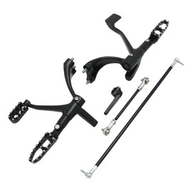 FENGREN Motorcycle Black Forward Controls Complete Kit Pegs Levers Linkages for Harley 2004-2013 Sportster XL 883 1200 Forty Eight XL883 XL1200