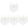 Gatuida 4sets Precision Tip Glue Bottle Plastic Squeeze Bottle Ideal