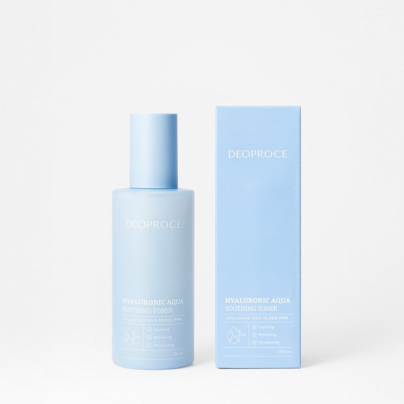 Deoproce Hyaluronic Aqua Soothing Skin Toner 200ml / 디오프러스 히알루로닉