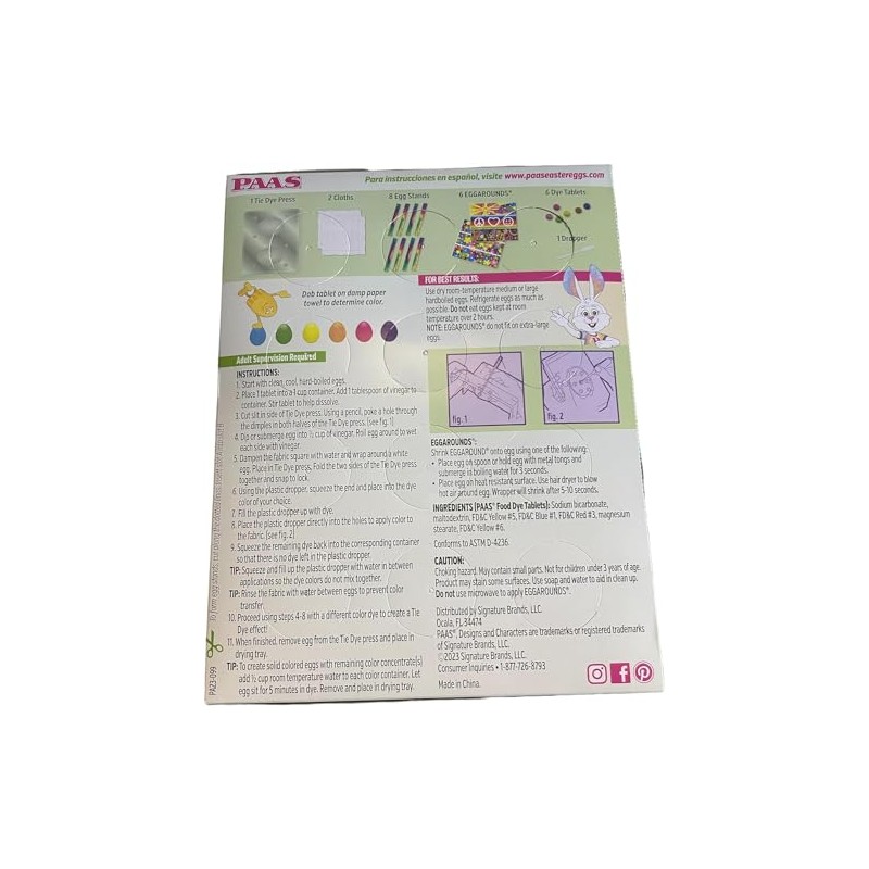 PAAS Tie Dye Easter Egg Decorating Kit - America's Favorite