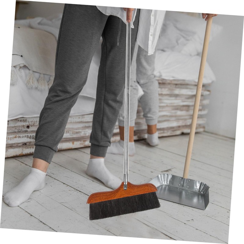 Outanaya Handled Broom Handle Household Floor Brush for Indoor Cleaning