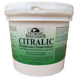 Citralic Wood Brightener & Neutralizer for Decks, Fences, Siding & Log Cabins - Woodrich Brand - Covers up to 3000 Sq. Ft. - Safe for All Woods - Easy to Use