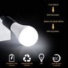 (6 Pack) A21 Rechargeable Emergency LED Bulbs 9W Daylight White