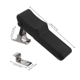 Tofficu 2PCS Lightweight Latch Lock Toggle Catch Durable Clamp Hasp for Mechanical and Electronic Applications Corrosion Resistant Easy to Install Compact Design Strong Load Bearing
