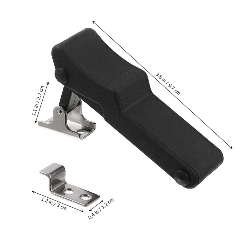 Tofficu 2PCS Lightweight Latch Lock Toggle Catch Durable Clamp Hasp