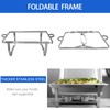 Jacgood Chafing Dish Buffet Set 4 Pack 8QT Stainless Steel
