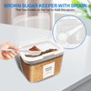 Euiaey Brown Sugar Container Airtight, Brown Sugar Keeper Storage Container