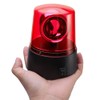 3-Inch Police Car Beacon Siren Strobe Light, Rotating Blue LED