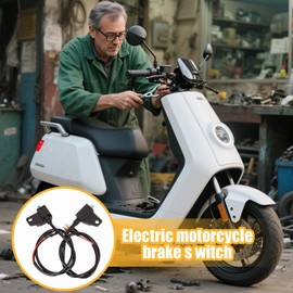 Motorcycle Front Brake Switches - Waterproof Disc Brake Cable Switches | Automotive Replacement for Adult Outdoor Sports Business Users Women Young People