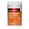 Nutra-Life High Strength Vitamin C + Vitamin D + Zinc