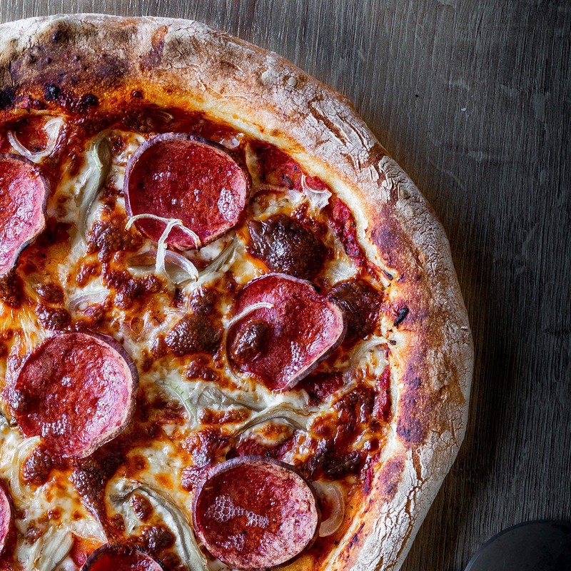 Crown Pizza Pan 14 inch, 1 Pack, Sturdy, Rust Free,