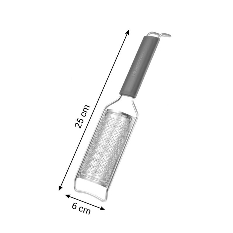Tescoma 428264 Grattugia semicircolare, acciaio inox, 26 cm