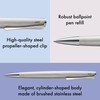 Lamy studio brushed - ballpoint pen in elegant stainless steel