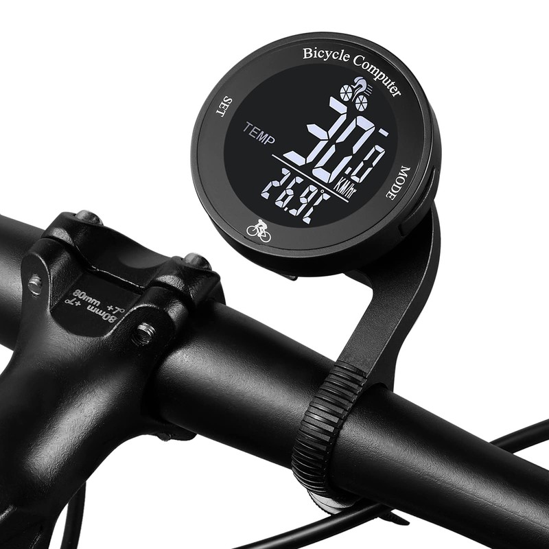 Bicycle Computer Wireless Bicycle Computer Waterproof Bicycle Odometer Multifunction LCD